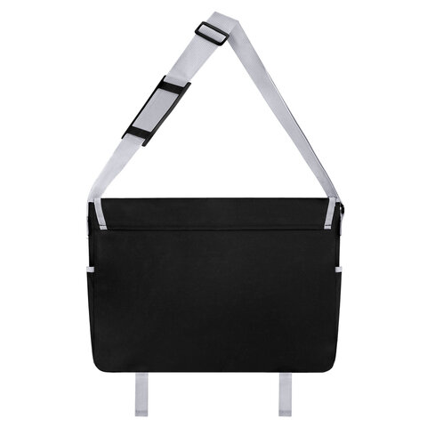 Сумка для художника БОЛЬШАЯ А3+ (46 см х 36 см), 3 отделения, черная, BRAUBERG