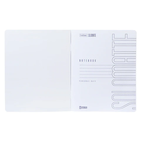 Тетрадь А5, 96 л., HATBER, скоба, клетка, Soft-touch ламинация, СОЛО