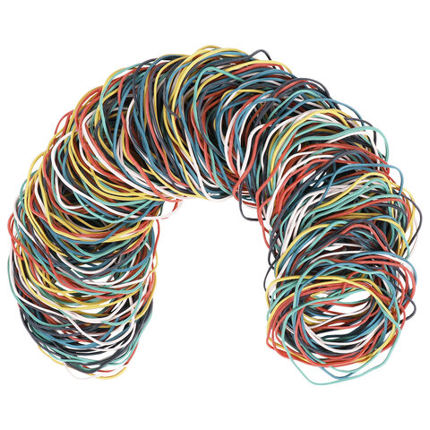 Резинки банковские универсальные диаметром 40 мм, BRAUBERG 250 г, цветные, Резинки банковские универсальные диаметром 40 мм, BRAUBERG 250 г, цветные,