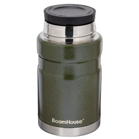 Термос 0,7 л для еды/напитков с широким горлом, BOOMHOUSE (БумХаус) RIBBED,