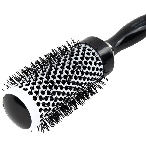 Расческа для укладки волос термобрашинг 24,5х6х4,5 см, круглая, продувная,
