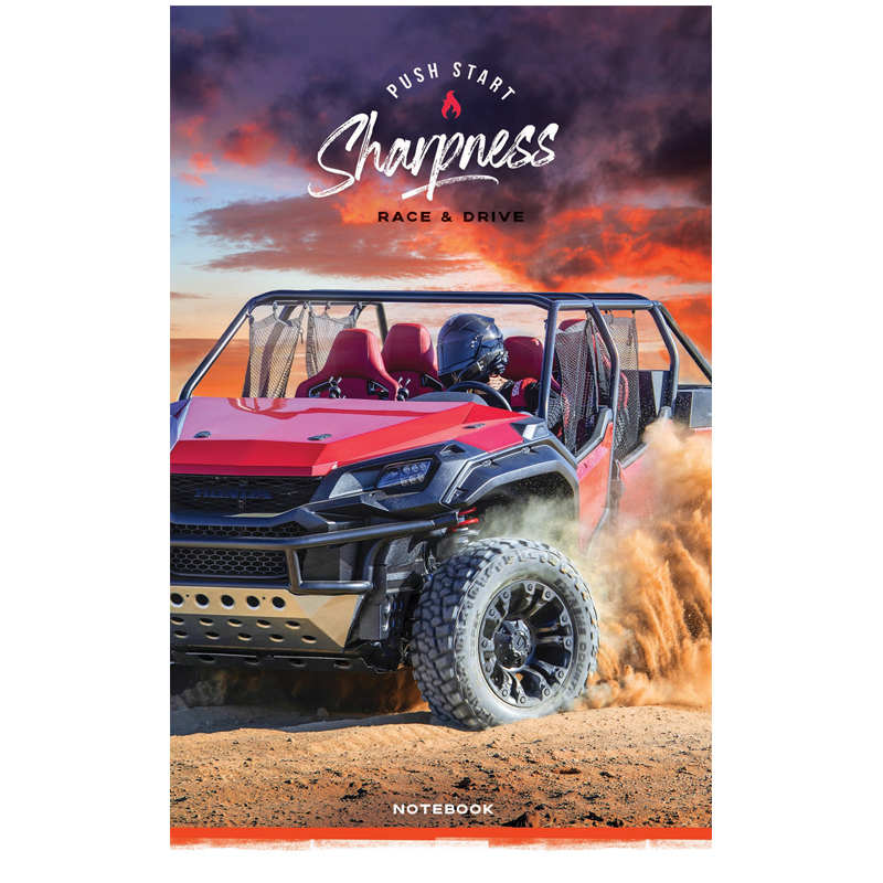 Блокнот А6 24л. на скрепке ArtSpace "Extreme racing"