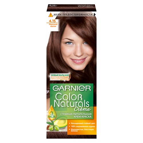 Краска для волос Color Naturals №4.15, Морозный Каштан, 110 мл Краска для волос Color Naturals №4.15, Морозный Каштан, 110 мл