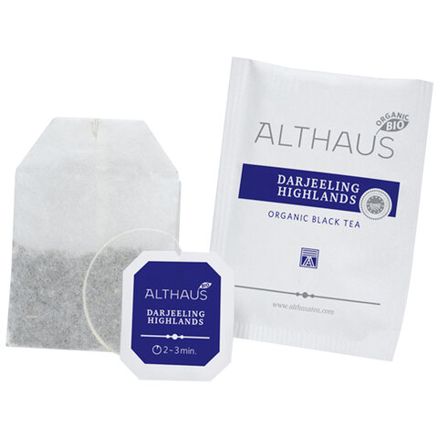 Чай ALTHAUS "Darjeeling Highlands" черный, 20 пакетиков в конвертах по