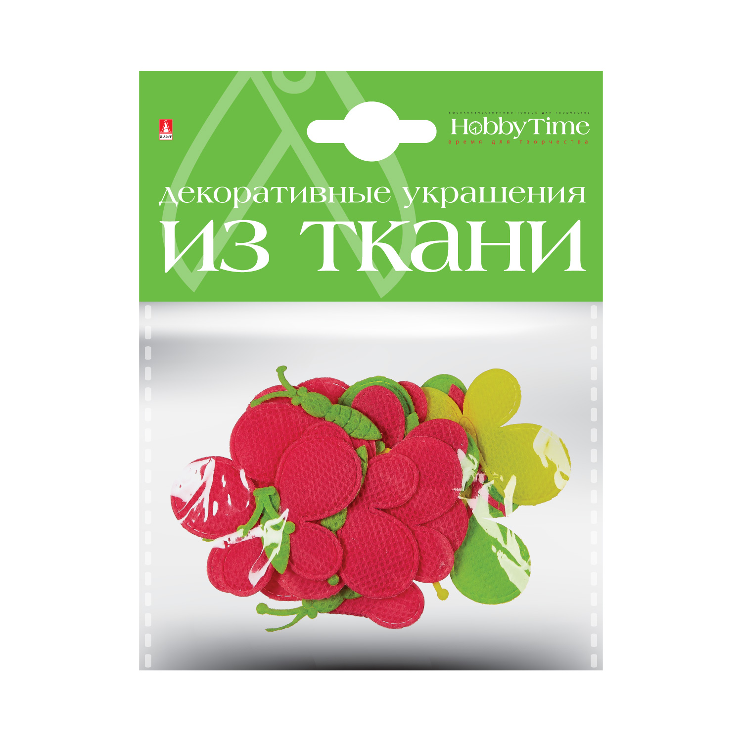 ДЕКОР ИЗ ТКАНИ, НАБОР №7 "БАБОЧКИ М" (2 ВИДА)