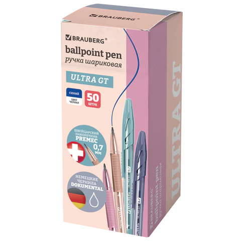 Ручка шариковая BRAUBERG "ULTRA GT", кросс-серия "МОРАНДИ",