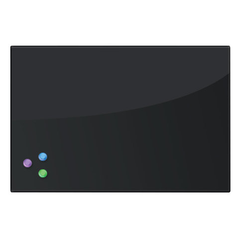 Доска магнитно-маркерная стеклянная 40х60 см, 3 магнита, ЧЕРНАЯ, BRAUBERG, Доска магнитно-маркерная стеклянная 40х60 см, 3 магнита, ЧЕРНАЯ, BRAUBERG,