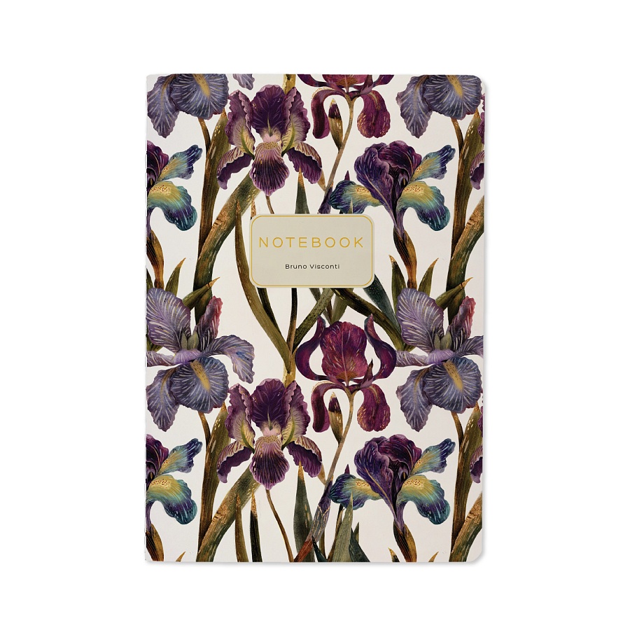 ТЕТРАДЬ А5, Bruno Visconti "FLORA.Ирисы", 40л. клетка ТЕТРАДЬ А5, Bruno Visconti "FLORA.Ирисы", 40л. клетка