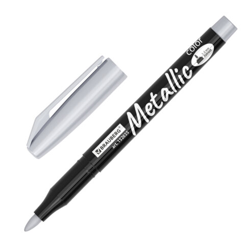 Маркеры для декорирования и рисования ЗОЛОТО и СЕРЕБРО, METALLIC MARKER, линия