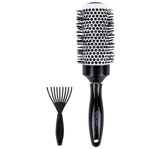 Расческа для волос термобрашинг 24,5х6х4,5 см, круглая + щетка для чистки В