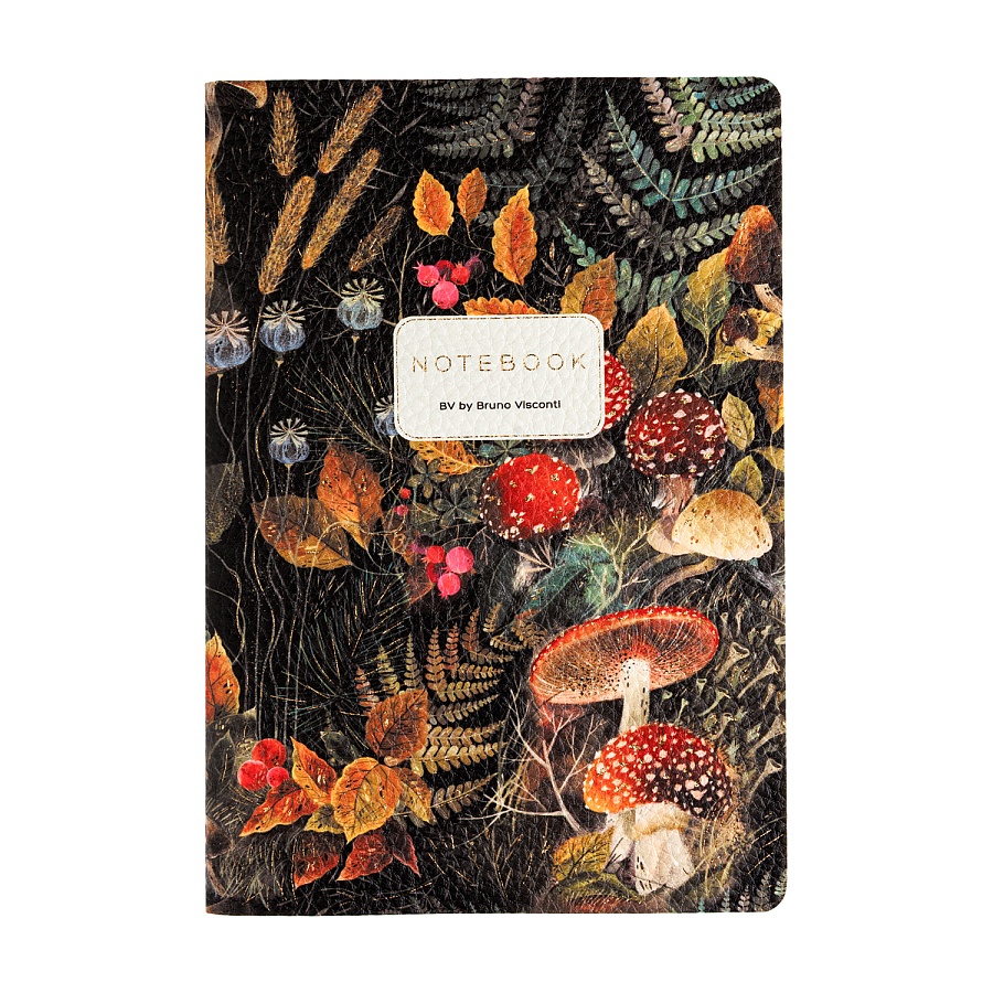 ТЕТРАДЬ А5 ИЗ ЭКОКОЖИ, "FLORA.FOREST FAIRY TALE" 60 Л. КЛЕТКА ТЕТРАДЬ А5 ИЗ ЭКОКОЖИ, "FLORA.FOREST FAIRY TALE" 60 Л. КЛЕТКА