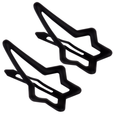 Заколки для волос НАБОР 2 шт., 5,5 см, клик-клак, soft touch, чёрный, MONTE VITA Заколки для волос НАБОР 2 шт., 5,5 см, клик-клак, soft touch, чёрный, MONTE VITA