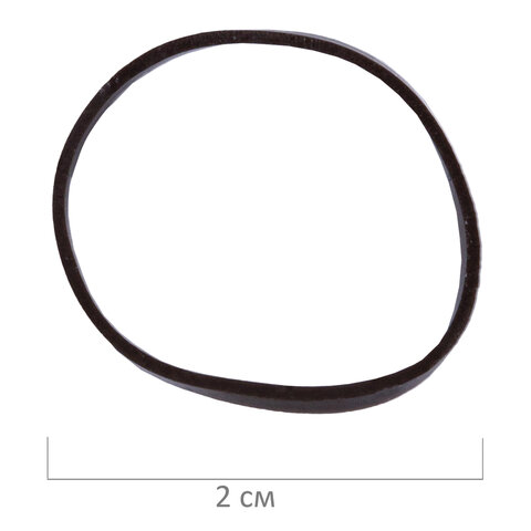 Резинки для волос НАБОР 250 шт., силиконовые, большие, чёрный, прозрачный, MONTE