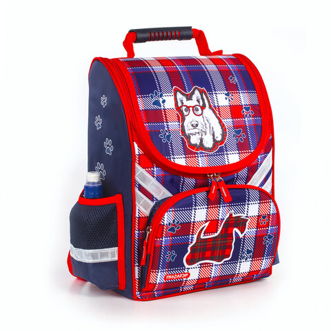 Ранец для учениц начальной школы ПИФАГОР, Скотч-терьер, 36х28х15 см, 227932