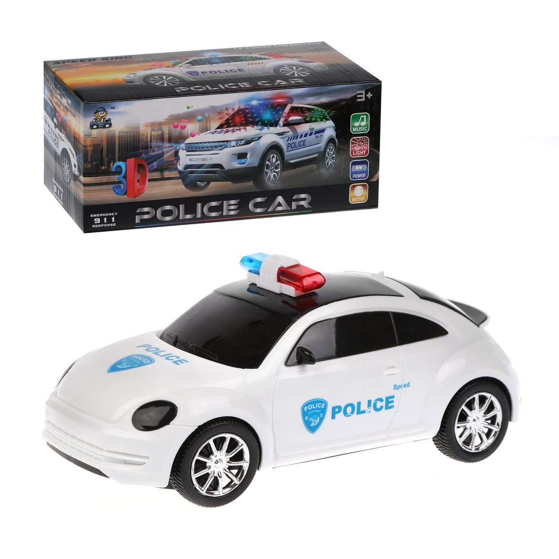 Машина полиция Чита. Машина (свет, звук) в коробке. Игрушка полицейская купить