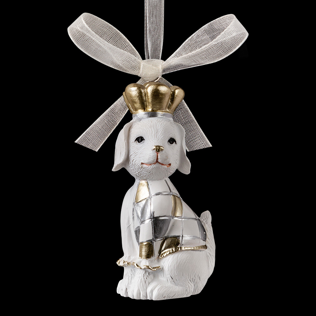 Украшение ErichKrause Decor Собака Короля золотая 7см Украшение ErichKrause Decor Собака Короля золотая 7см