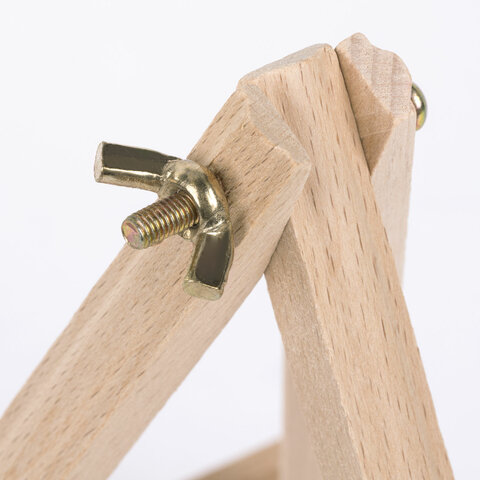 Мольберт настольный из бука 18х24 см, высота холста до 25см, BRAUBERG ART