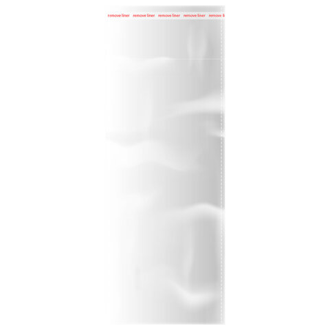 Пакеты БОПП с клеевым клапаном, КОМПЛЕКТ 100 штук, 9х20 + 4 см, 25 мкм, с