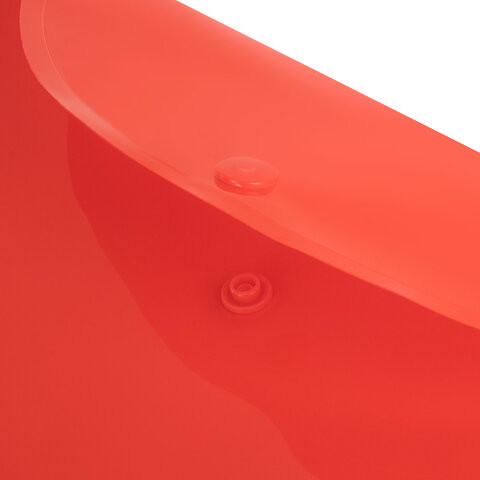 Папка-конверт с кнопкой прозрачная МАЛОГО ФОРМАТА, А5, BRAUBERG