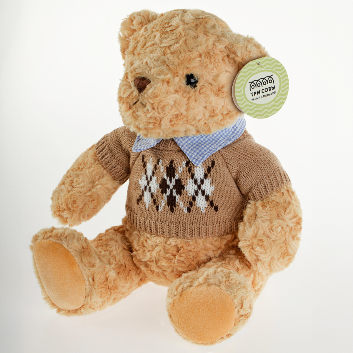 Мягкая игрушка ТРИ СОВЫ "Медведь", 30см