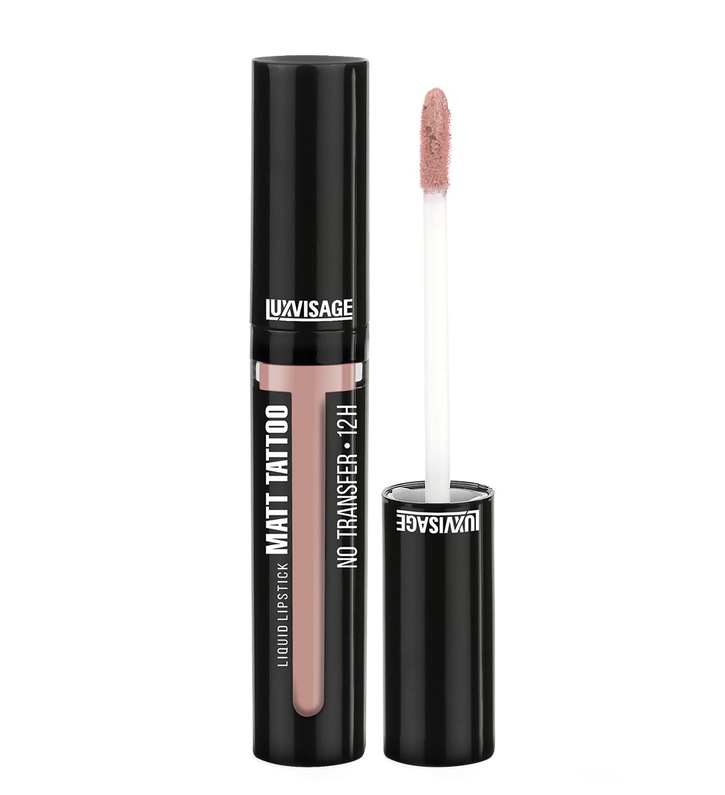 LUXVISAGE Губная Помада MATT TATTOO жидкая ТОН 120 Ice Beige LUXVISAGE Губная Помада MATT TATTOO жидкая ТОН 120 Ice Beige