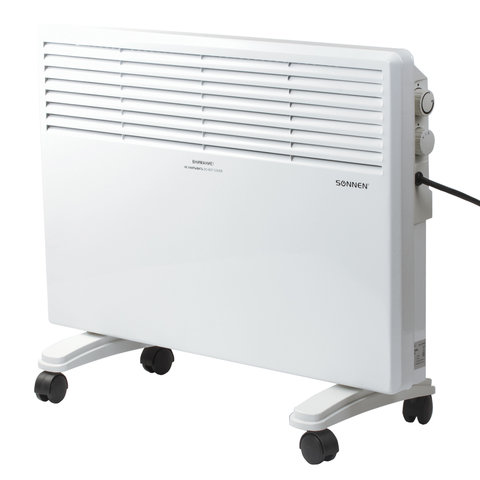 Обогреватель-конвектор SONNEN X-1500, 1500 Вт, напольная/настенная установка,