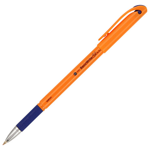 Ручка шариковая BRUNO VISCONTI "BasicWrite", синяя, Summer, линия 0,4