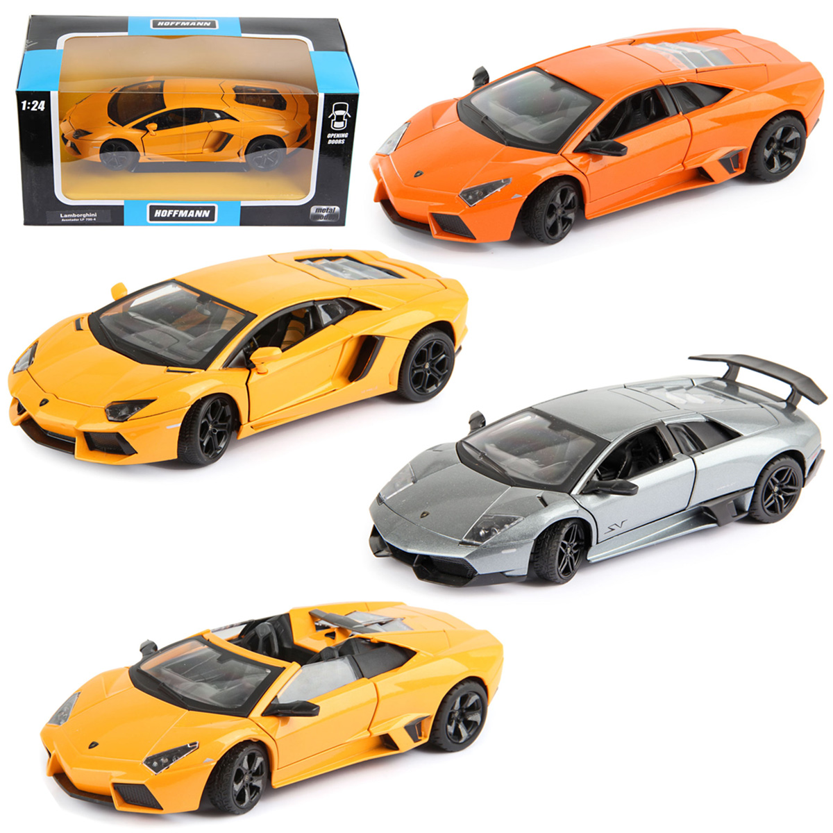 Машина металлическая Lamborghini 1:24 купить оптом, цена от 1842.67 руб.  4680448136491