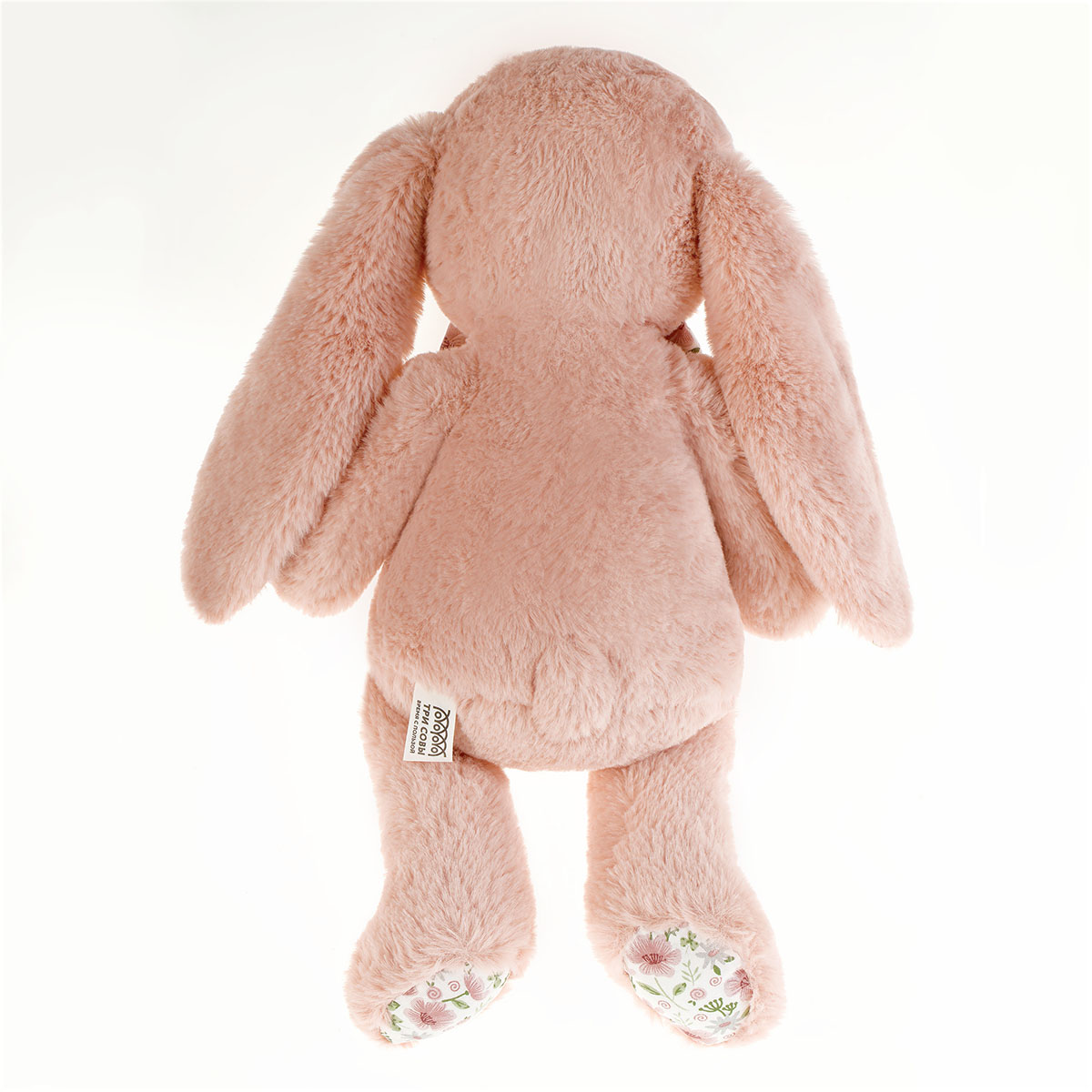 Мягкая игрушка ТРИ СОВЫ "Розовый зайка", 27см