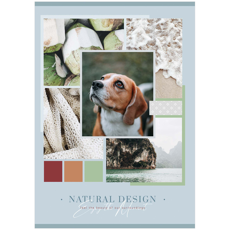 Тетрадь 80л., А4, линия ArtSpace "Путешествия. Natural design"