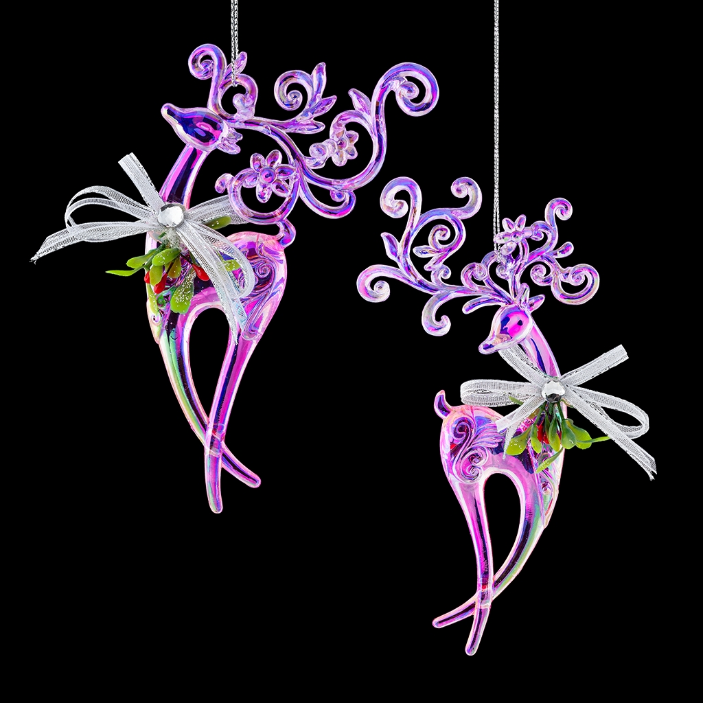 Украшение ErichKrause Decor Олень перламутровый 16см Украшение ErichKrause Decor Олень перламутровый 16см