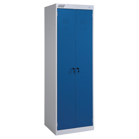 Шкаф металлический для одежды ШРК-22-800, двухсекционный, 1850х800х500 мм, 34