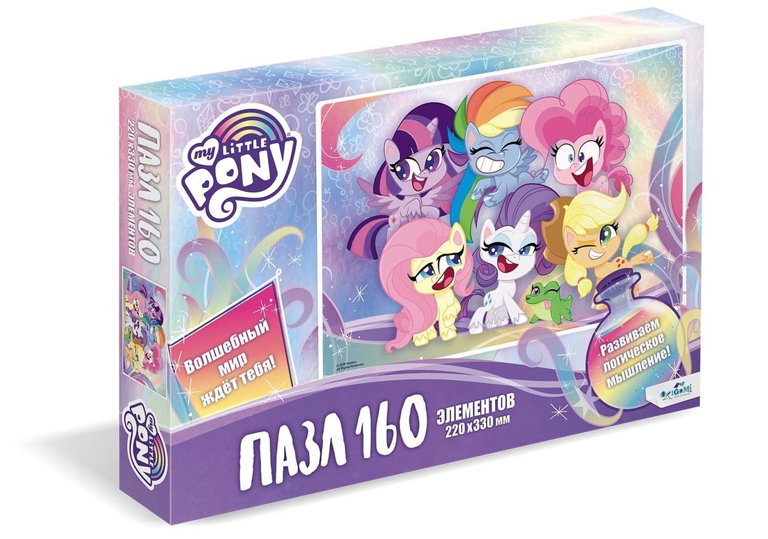 Пазл 24эл My Little Pony Жизнь пони купить оптом, цена от 79.51 руб.  4680293059105