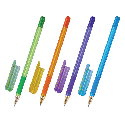 Ручка шариковая масляная с грипом MUNHWA "MC Gold LE", СИНЯЯ, корпус Ручка шариковая масляная с грипом MUNHWA "MC Gold LE", СИНЯЯ, корпус