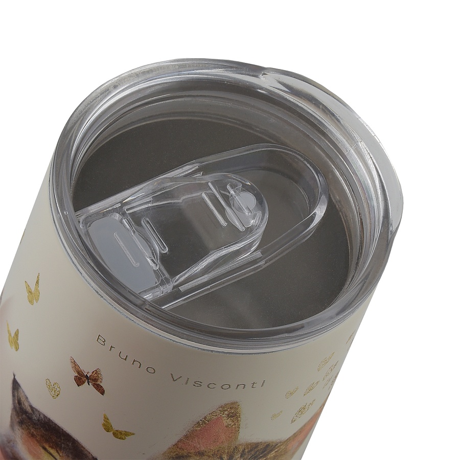 Термокружка "LOVE ME. КОТИКИ.СЧАСТЬЕ", 360 мл.