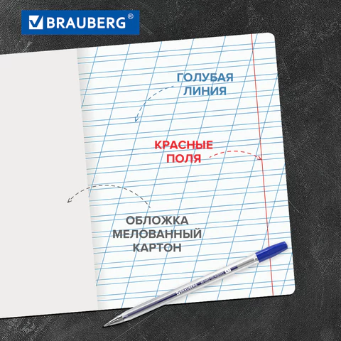 Тетради ДЭК 12 л. КОМПЛЕКТ 20 шт. BRAUBERG КЛАССИКА, косая линия, обложка Тетради ДЭК 12 л. КОМПЛЕКТ 20 шт. BRAUBERG КЛАССИКА, косая линия, обложка