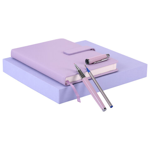 Ежедневник в подарочном наборе 5 в 1, А5, 145x212 мм, BRAUBERG Ежедневник в подарочном наборе 5 в 1, А5, 145x212 мм, BRAUBERG