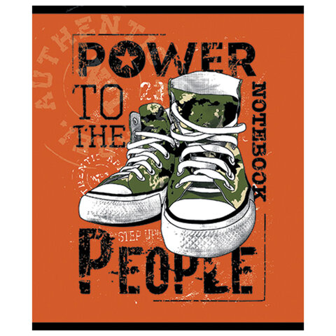 Тетрадь А5, 48 л., ПЗБМ, скоба, клетка, Soft Touch, конгрев, выборочный лак,