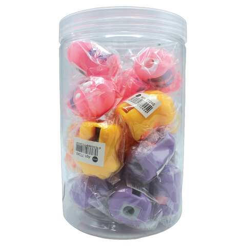 Точилка "Лапки", 1 отверстие, ассорти, 77245 Точилка "Лапки", 1 отверстие, ассорти, 77245