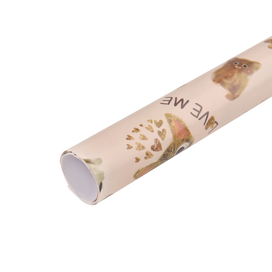 УПАКОВОЧНАЯ БУМАГА "LOVE ME", 70 х100 см УПАКОВОЧНАЯ БУМАГА "LOVE ME", 70 х100 см