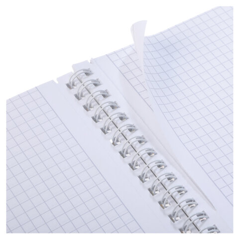 Тетрадь А4 96 л., HATBER, гребень, клетка, обложка картон, "Вдохновение