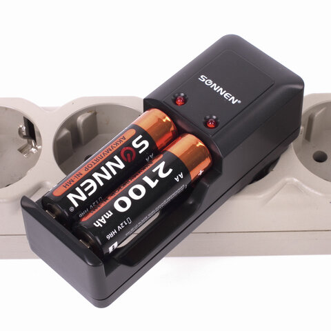 Батарейки аккумуляторные Ni-Mh пальчиковые КОМПЛЕКТ 2 шт., АА (HR6) 2100 mAh, Батарейки аккумуляторные Ni-Mh пальчиковые КОМПЛЕКТ 2 шт., АА (HR6) 2100 mAh,