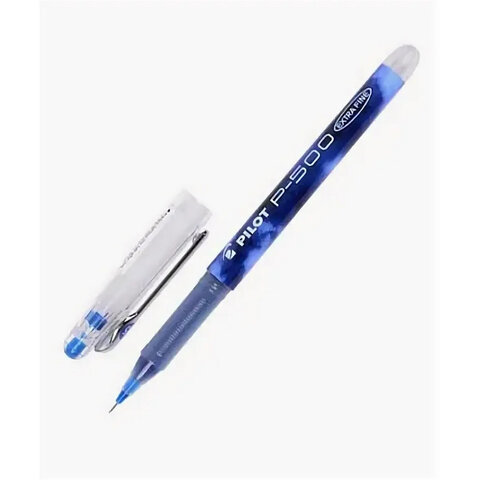 Ручка гелевая PILOT Р-500, СИНЯЯ, увеличенный объем чернил, игольчатый узел, Ручка гелевая PILOT Р-500, СИНЯЯ, увеличенный объем чернил, игольчатый узел,