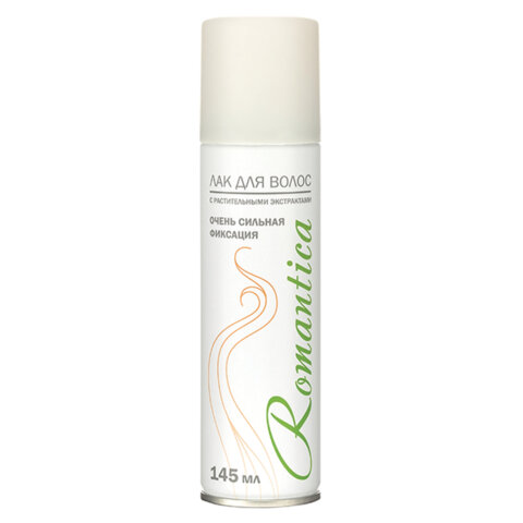 Лак для волос с растительными экстрактами 145 мл, РОМАНТИКА, очень сильная Лак для волос с растительными экстрактами 145 мл, РОМАНТИКА, очень сильная