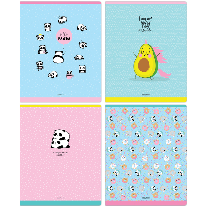 "Тетрадь 48л., А5, клетка MESHU ""Cute friends"", "Тетрадь 48л., А5, клетка MESHU ""Cute friends"",