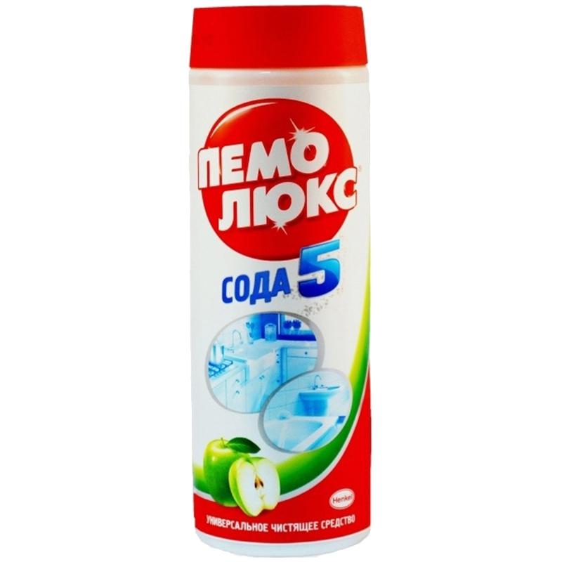 Средство чистящее Пемолюкс порошок, "Сода 5. Яблоко", 480г: 2073824 Средство чистящее Пемолюкс порошок, "Сода 5. Яблоко", 480г: 2073824