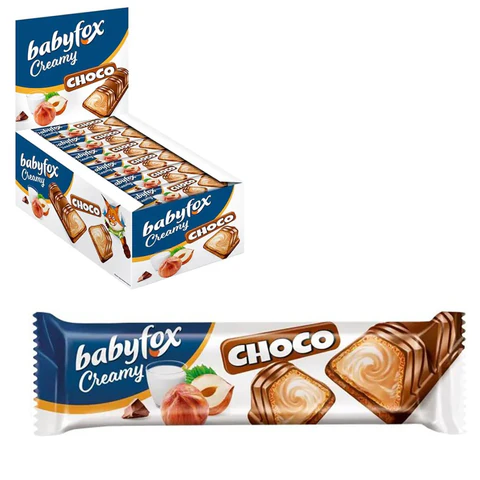 Батончик вафельный BABYFOX "Creamy Choco" 23 г, РВК656 Батончик вафельный BABYFOX "Creamy Choco" 23 г, РВК656