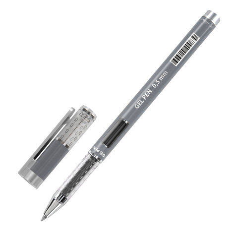 Ручка гелевая BRAUBERG "GEL ONE", ЧЕРНАЯ, стандартный узел 0,5 мм, Ручка гелевая BRAUBERG "GEL ONE", ЧЕРНАЯ, стандартный узел 0,5 мм,