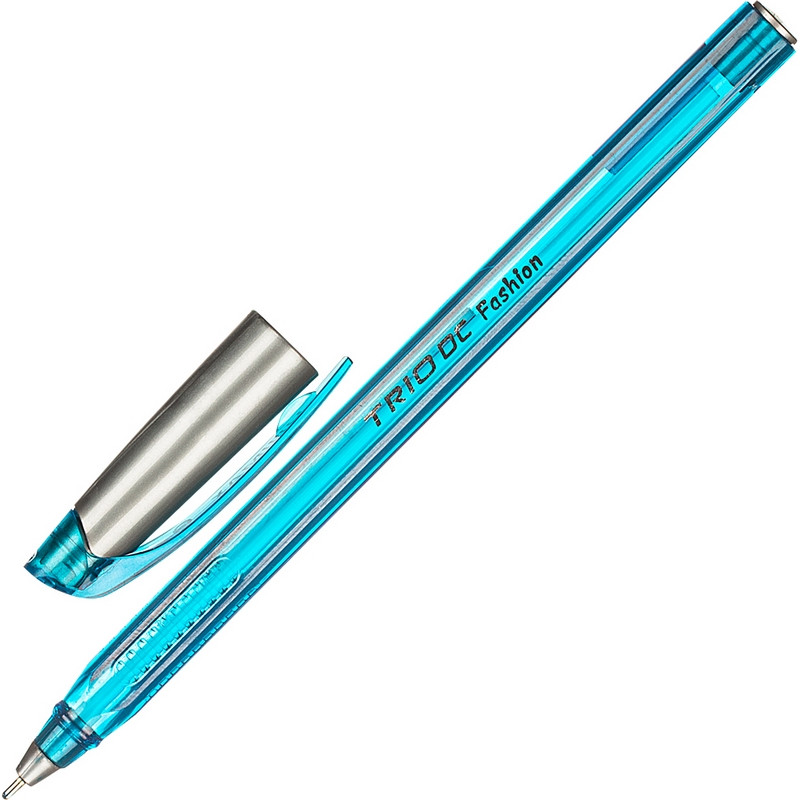 Ручка шариковая Unimax Trio DC Fashion 1мм, голуб, масл, треуг, неавтомат Ручка шариковая Unimax Trio DC Fashion 1мм, голуб, масл, треуг, неавтомат