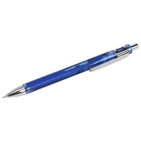 Ручка шариковая автоматическая с грипом BRAUBERG "STYLE RT", СИНЯЯ,
